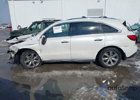 2014 Acura Mdx Advance Pkg W/Entertainment Pkg from USA, damaged, VIN 5FRYD4H88EB001932